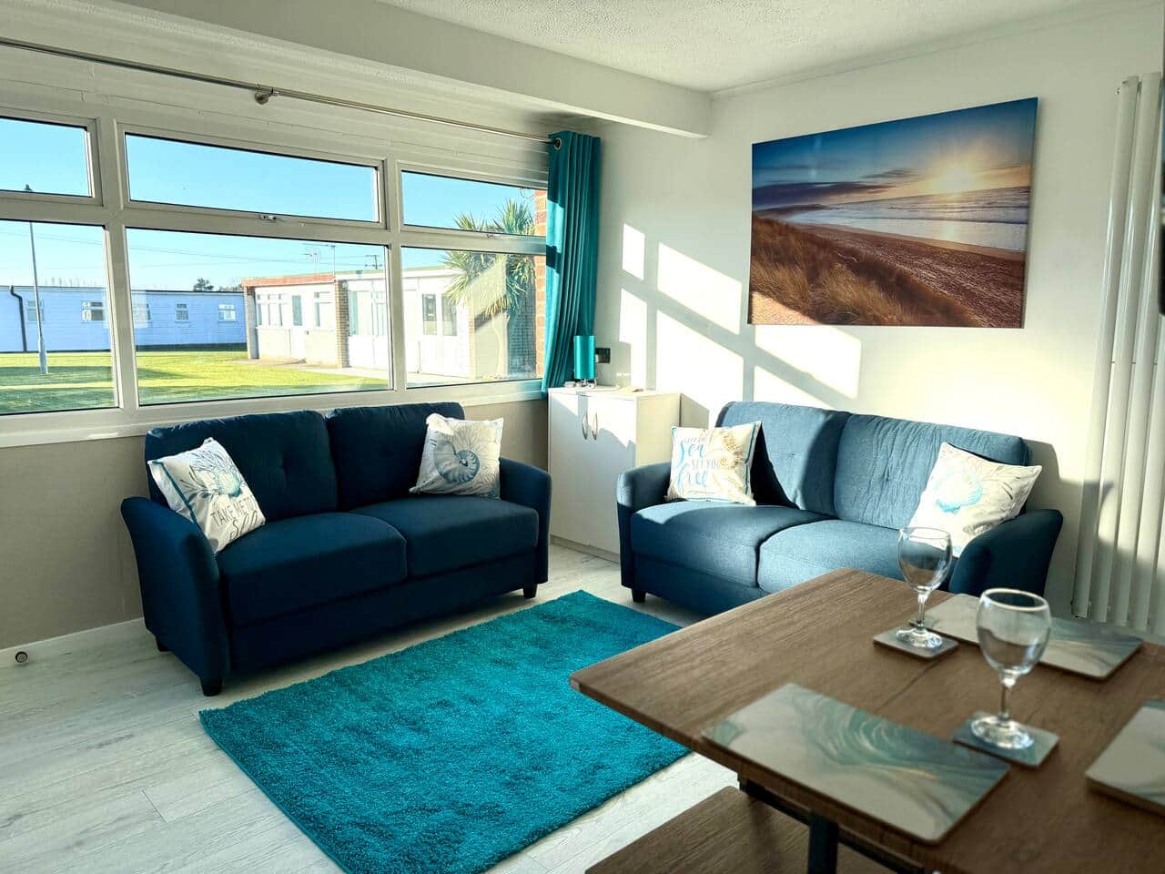 2 x two seater sofas