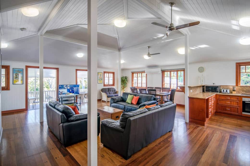 Upstairs living - Open plan