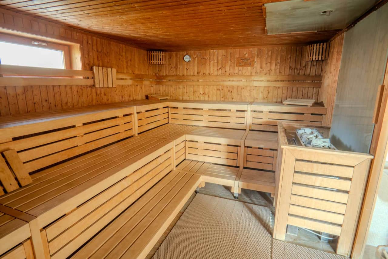Sauna mit Ruhebereich