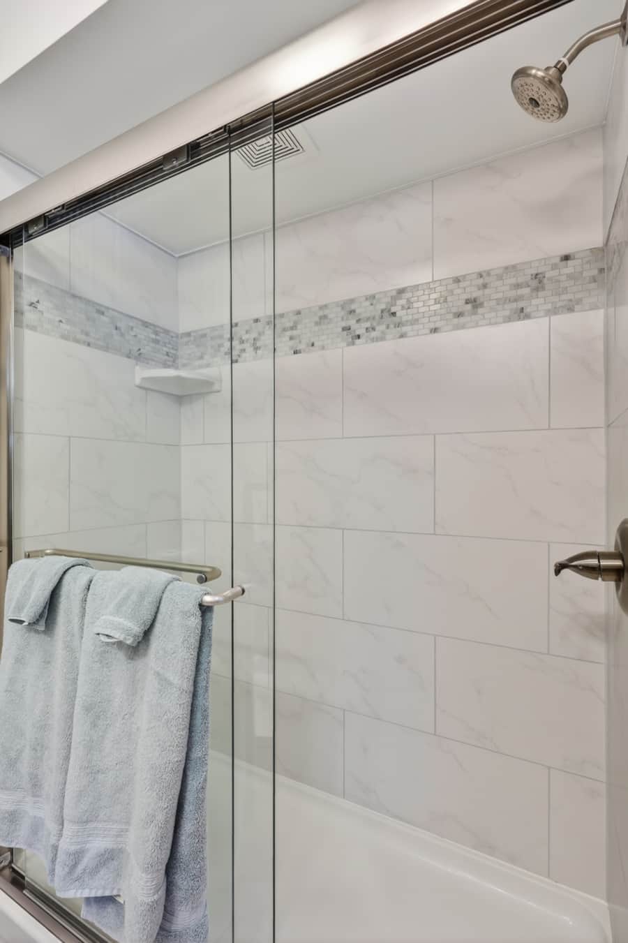 Walk-in glass shower