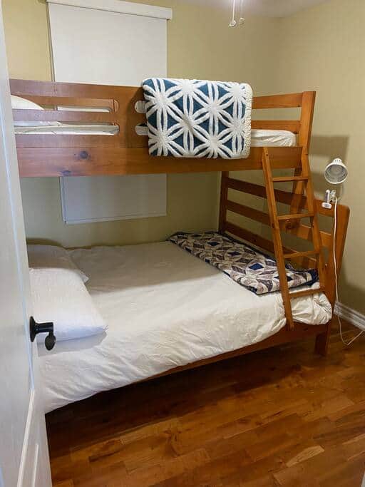Bedroom 3 with a split bunk
