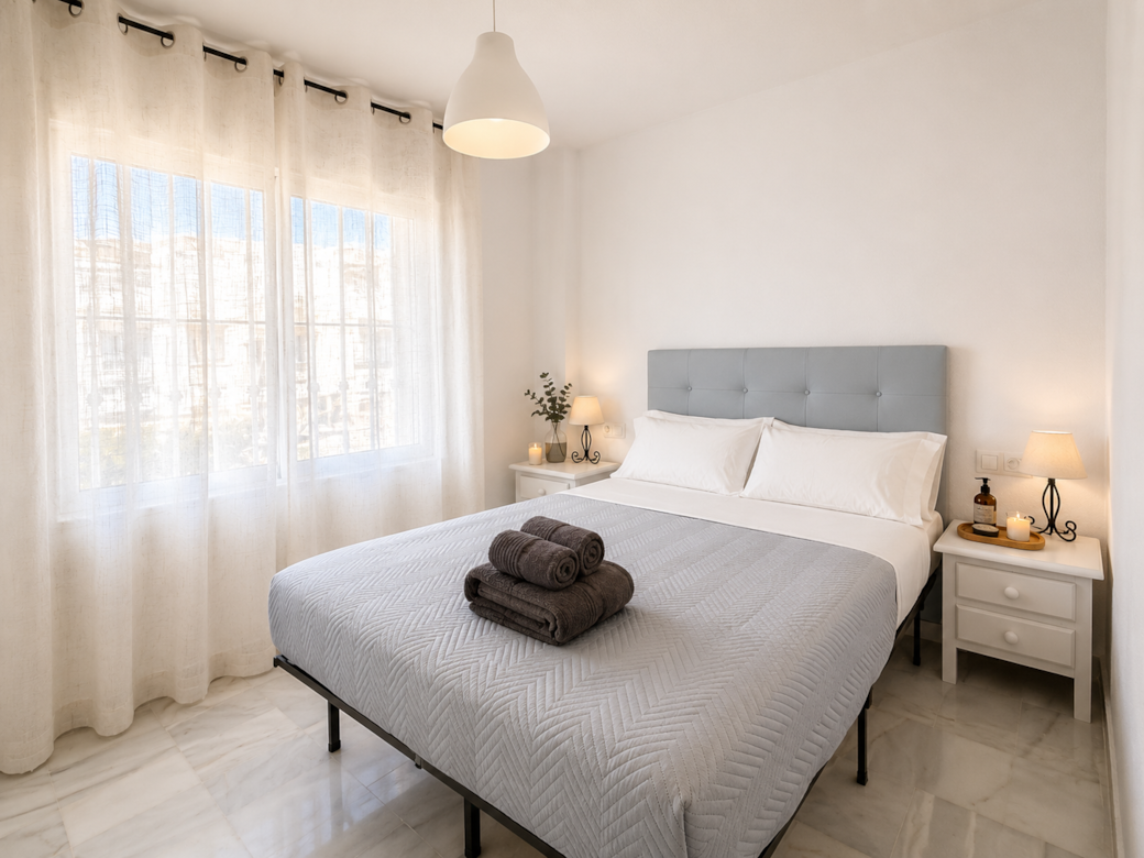 Blue bedroom