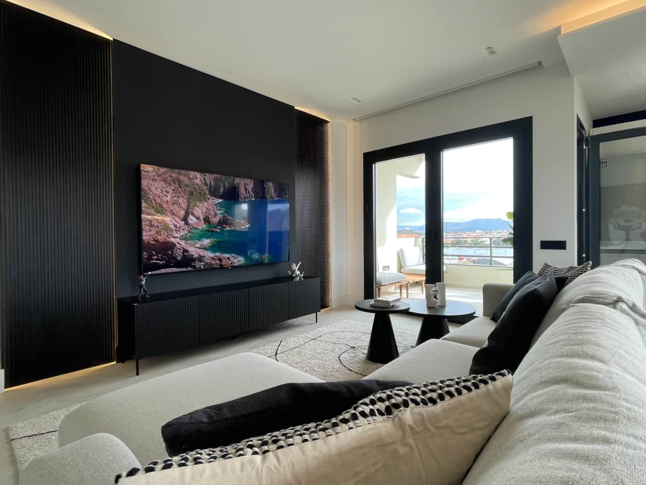 Living Area - Large Smart TV