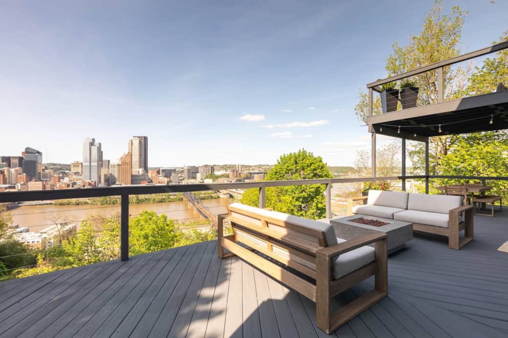 High quality West Elm outdoor sofas, fire pit and dining table / chairs. High quality West Elm outdoor sofas, fire pit and dining table / chairs.