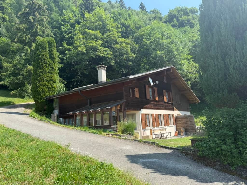 Chalet Bergstern mit Weg