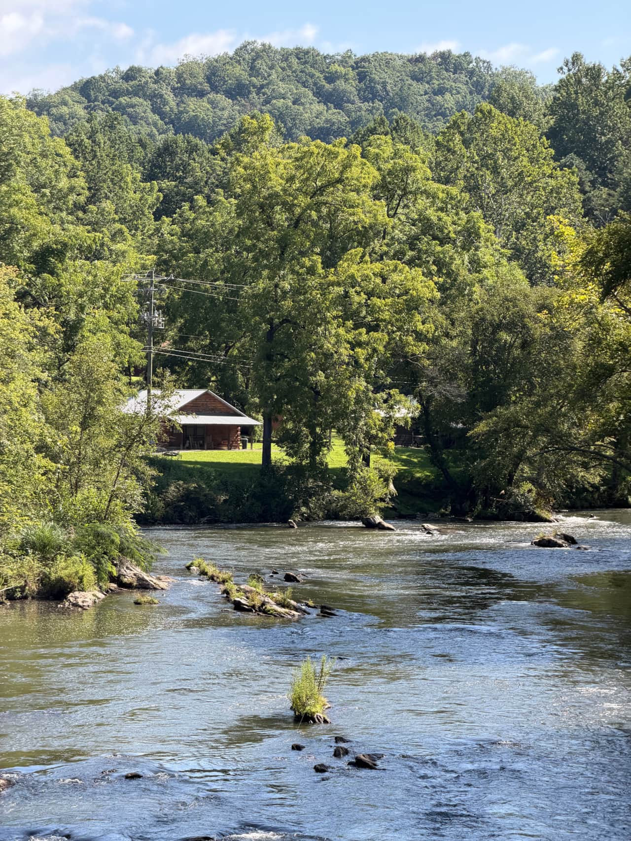 Front View From Bridge On The Way In