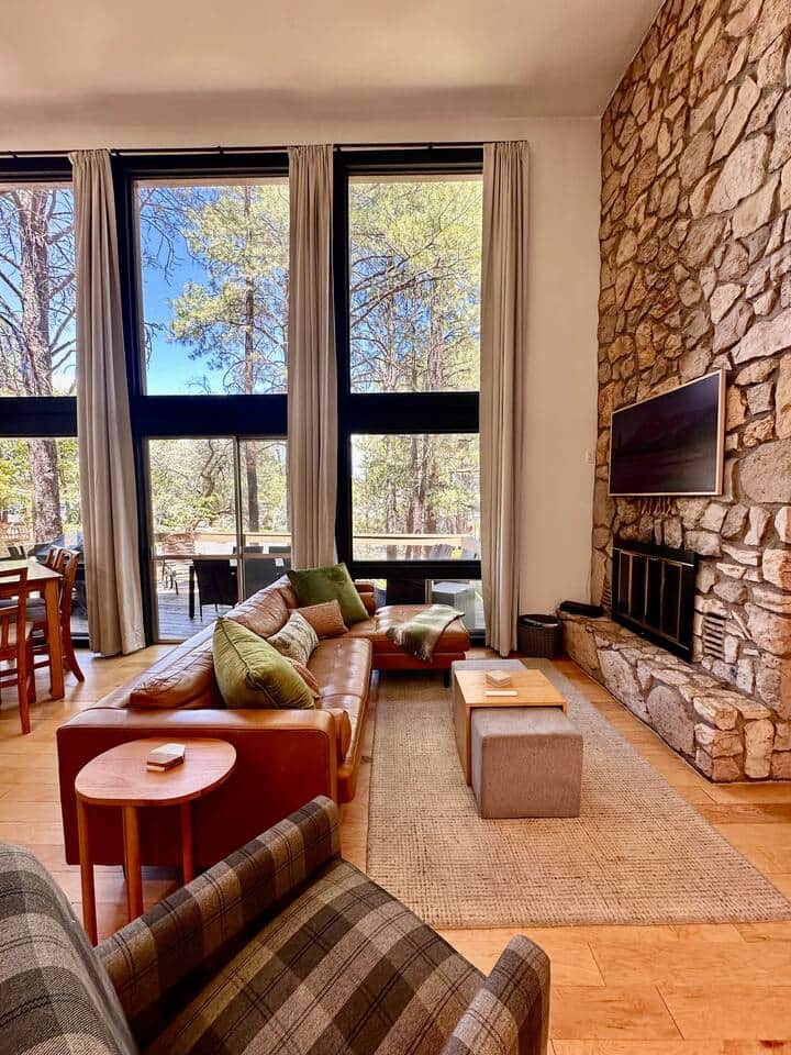 Beautiful, open, living space with plenty of space to gather with the family. Samsung picture TV and propane fireplace for cozy evenings. Huge windows with a lovely view, plenty of natural light throughout the home. Beautiful, open, living space with plenty of space to gather with the family. Samsung picture TV and propane fireplace for cozy evenings. Huge windows with a lovely view, plenty of natural light throughout the home.