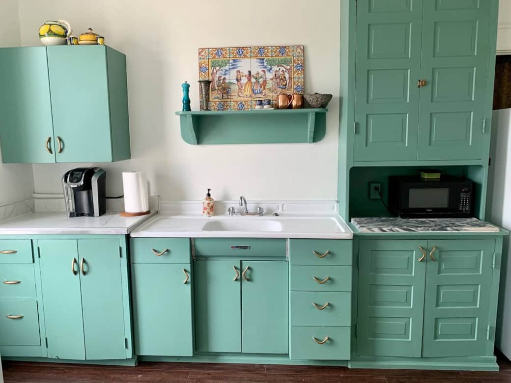 Juniper Green Cabinets from Original building.  

~I have two other Suites in this Building~
~Click My Profile to check availability~