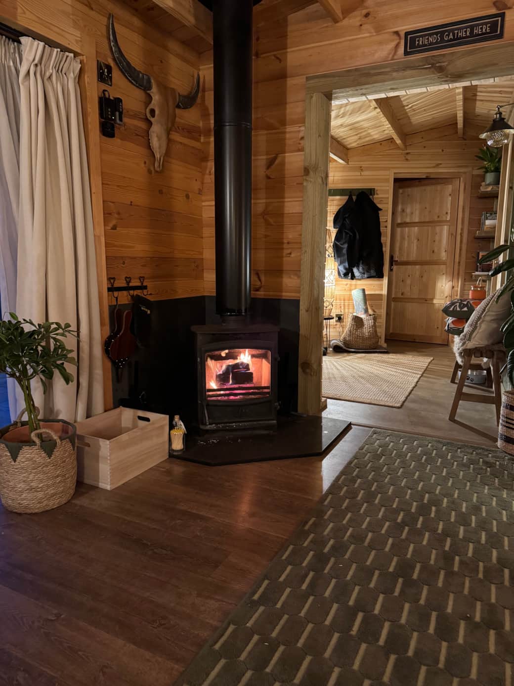 Indoor Log Burner Fire