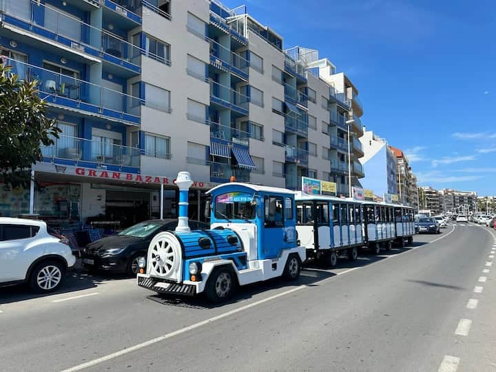 Little train and the apartment