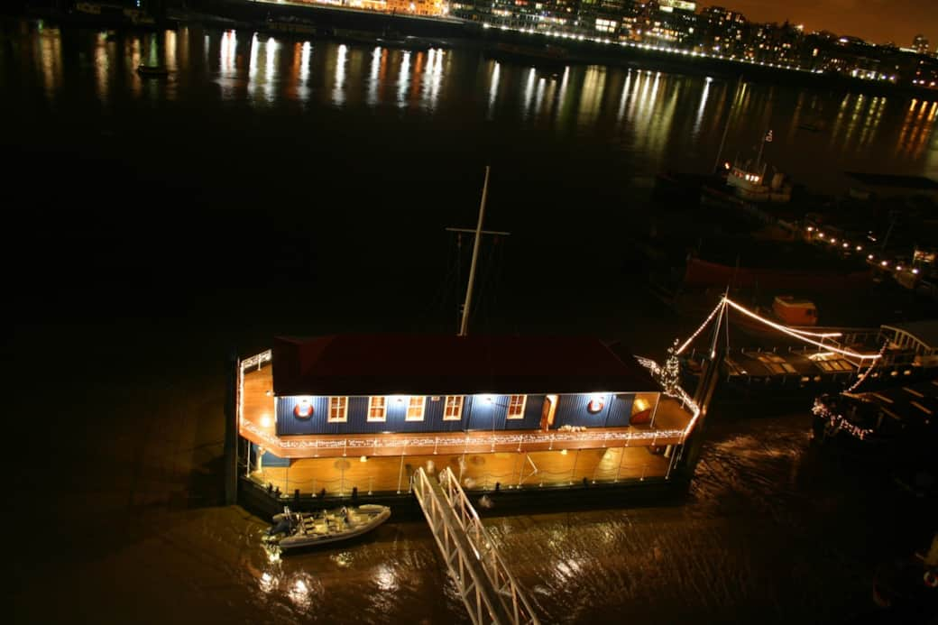 The Harpy night view from above