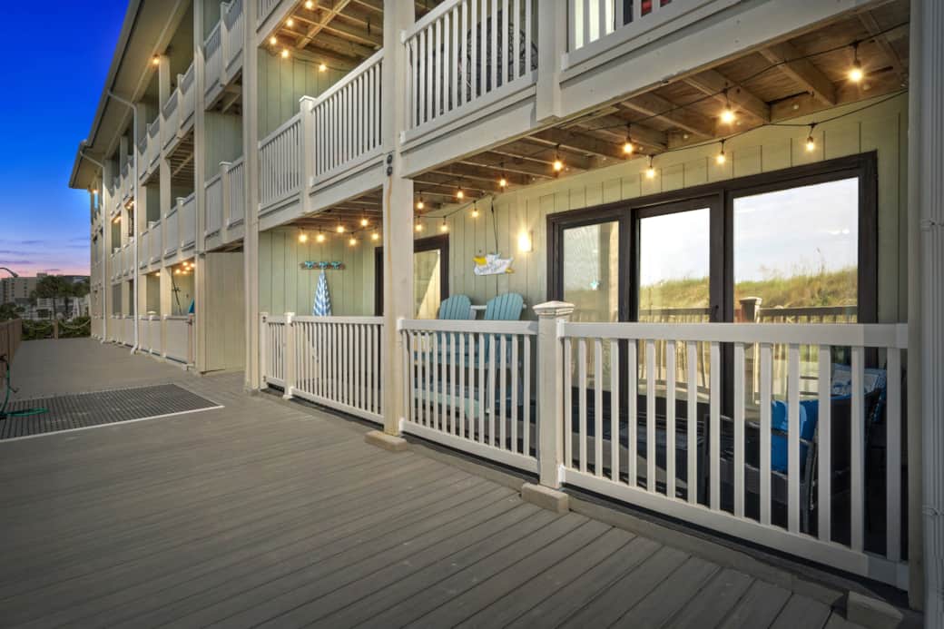 Coastal Magic at Twilight - Experience pure coastal magic on the spacious porch at twilight.