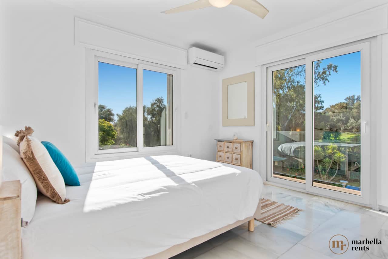 The master bedroom