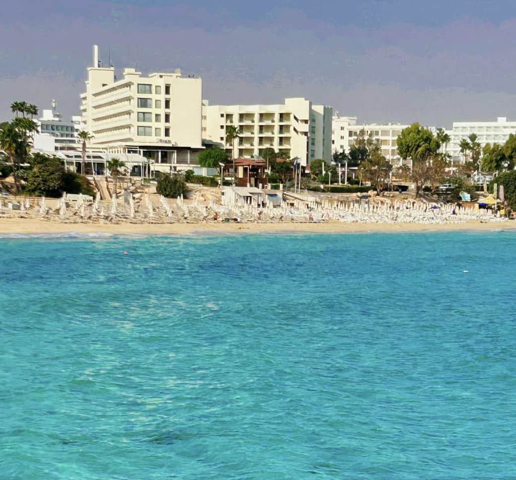 View of building from sea