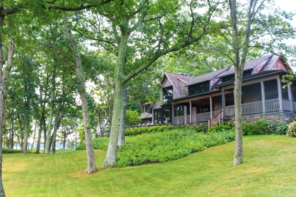 Surrounded by water, beach and nature preserve
