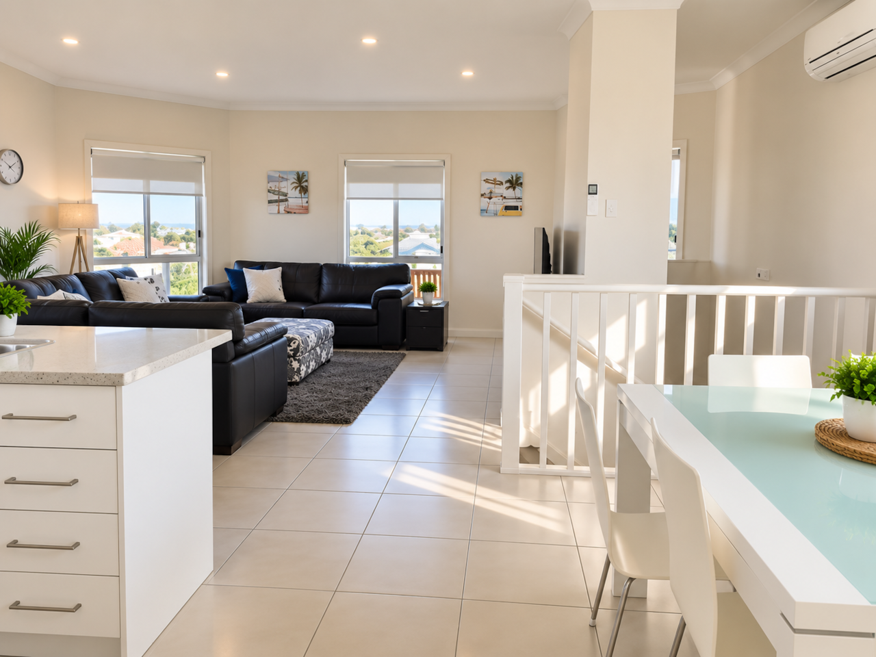 Living Room of Agape Holiday Rental Home near Wallaroo North Beach 