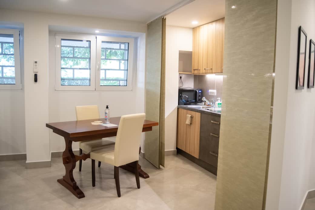 Dinning area and kitchen