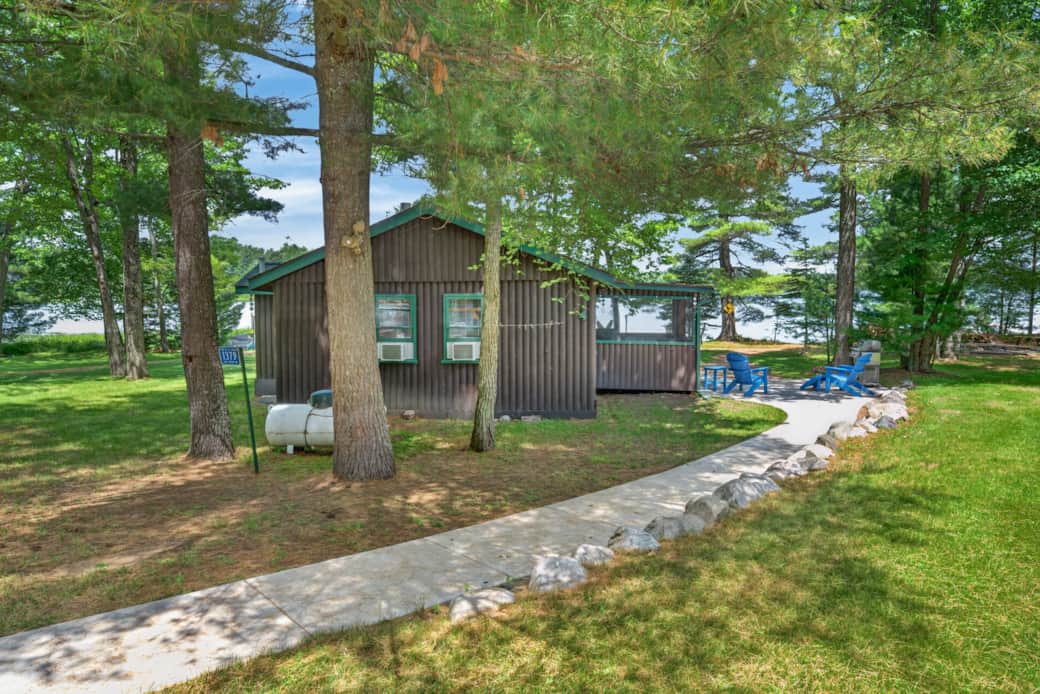 Cabin View from Parking