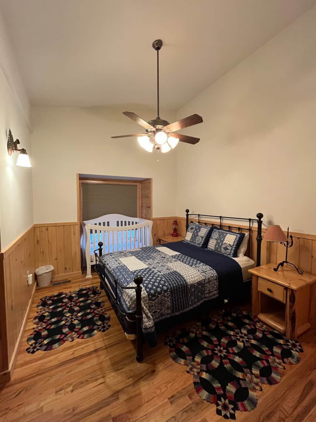 Bedroom 3 with crib