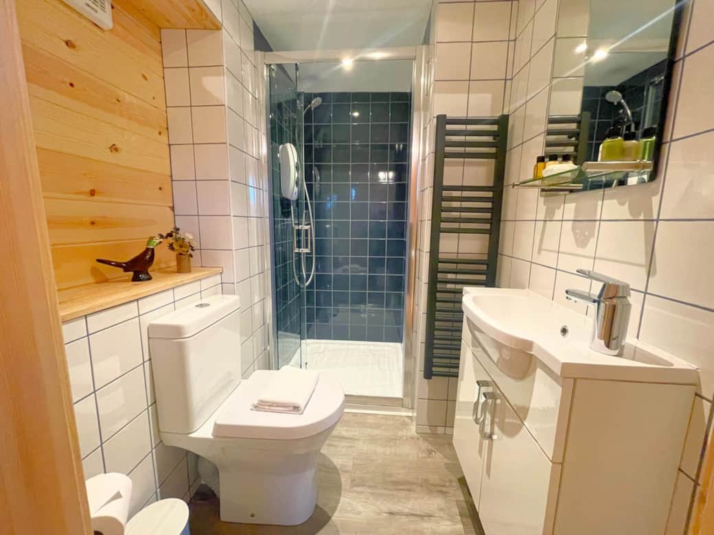 En-suite bathroom with shower