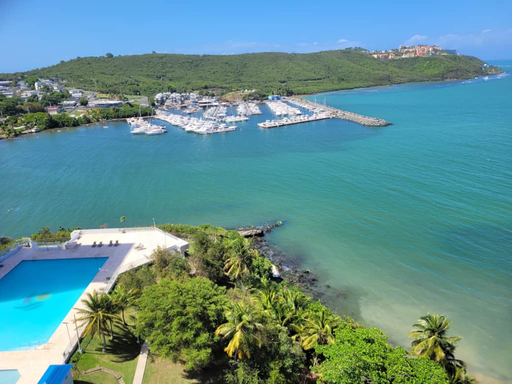 View from Balconyy w/ Salt Water Pool