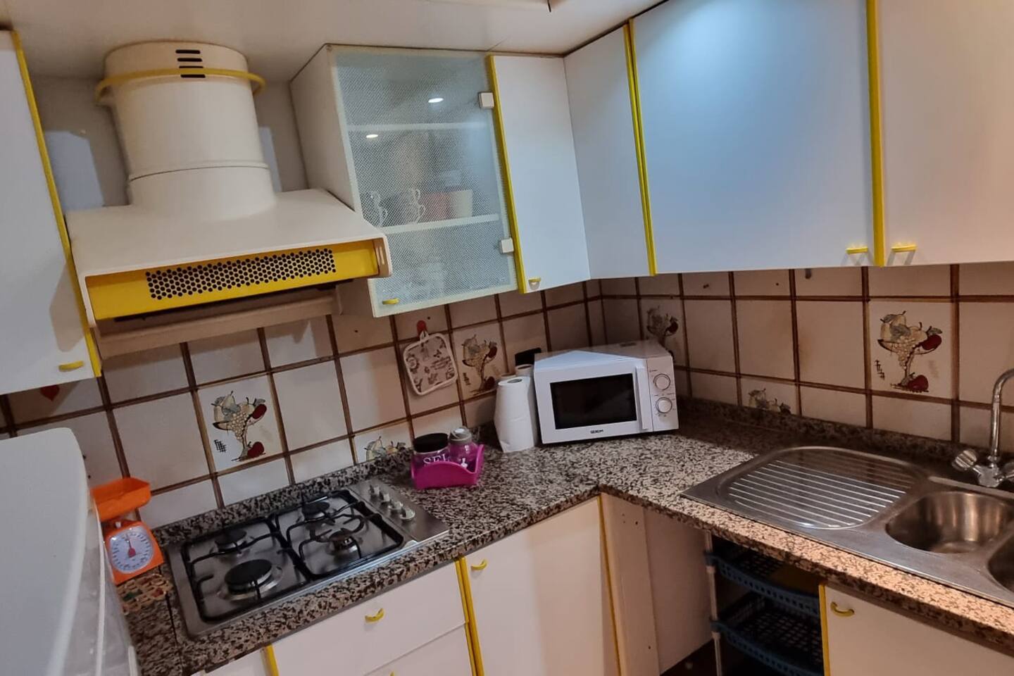 Cucina con fornelli e Forno Micro-onde