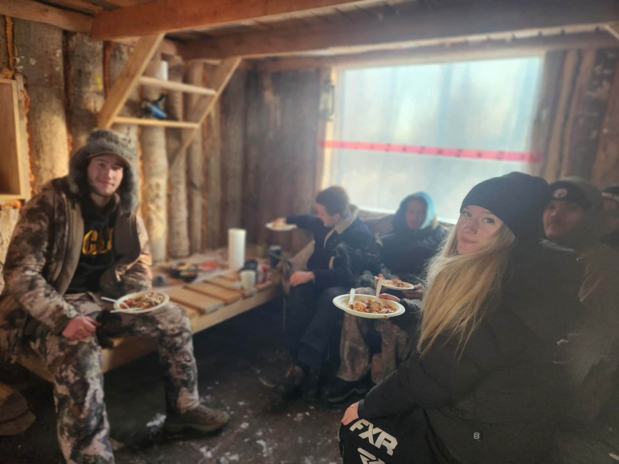 Lunch is provided during your guided snow-shoe excursion