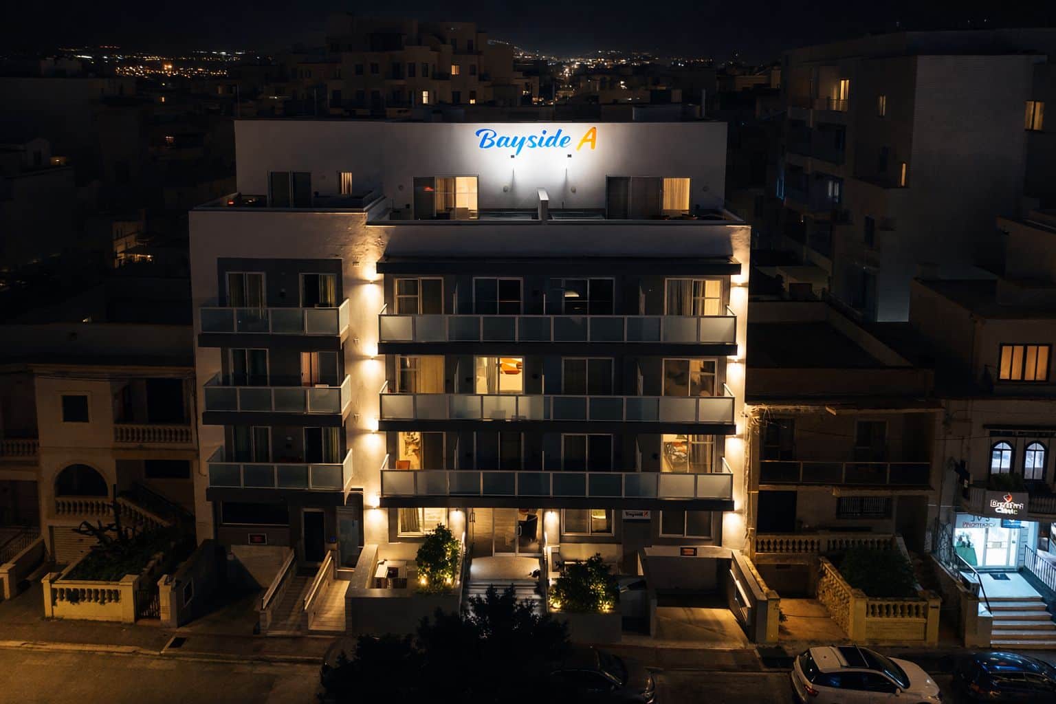 Exterior of the building (Night)