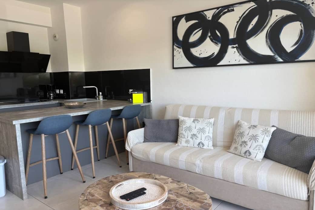 Living room with sofa bed Maeva