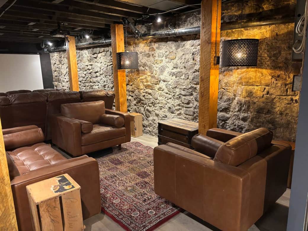 Drink an Ol' Fashioned and catch up with friends in the moody basement lounge