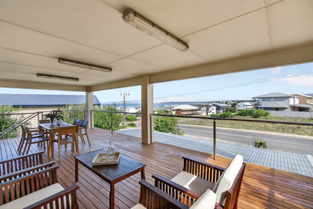 Views from the outdoor deck