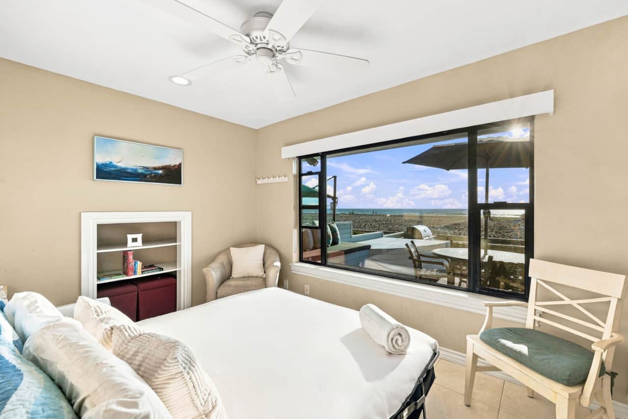 Bright Bedroom with Stunning Ocean Views