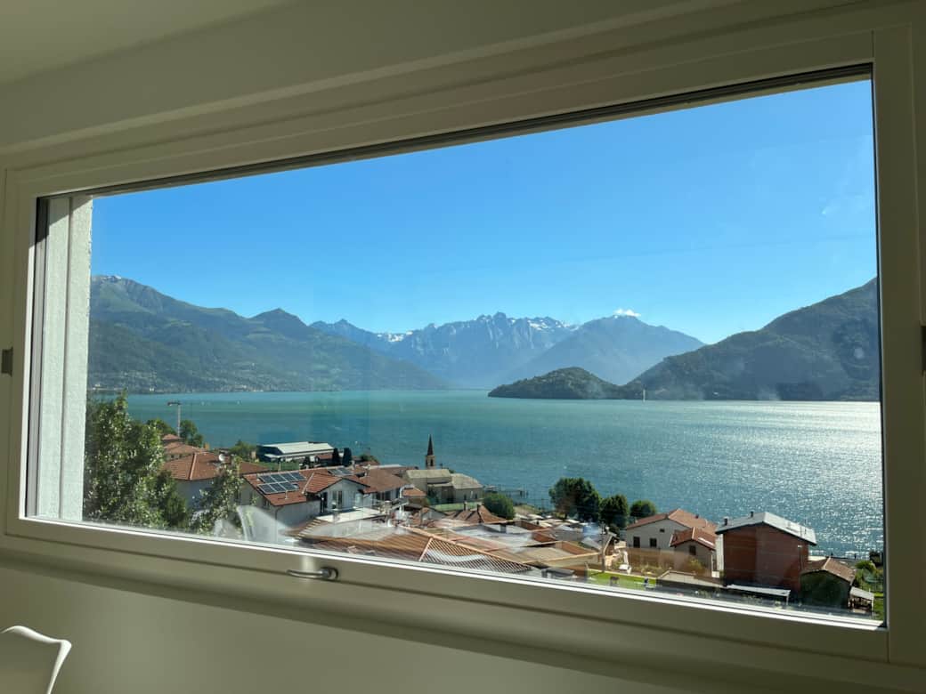 View from dining room table