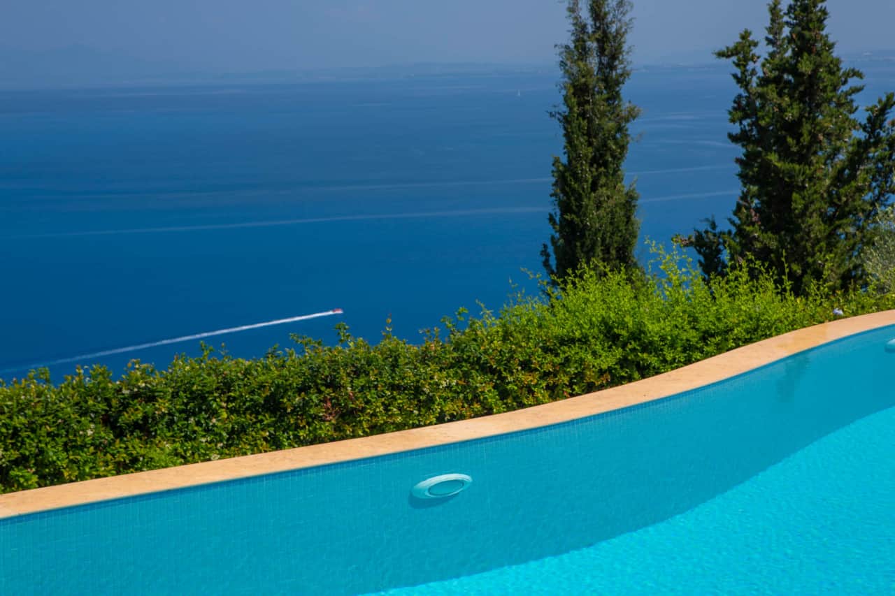 View from the pool