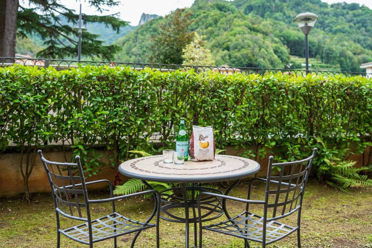 giardino esterno dove godersi il panorama e la tranquillità del posto.