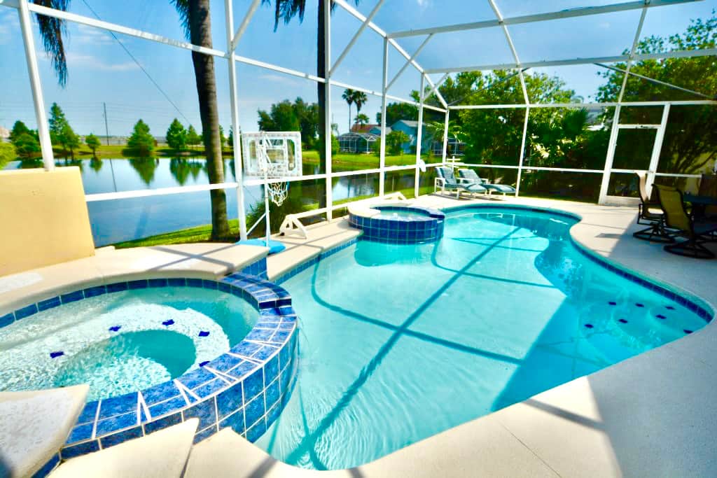 What an amazing pool area! Plenty of space to enjoy the Florida sunshine