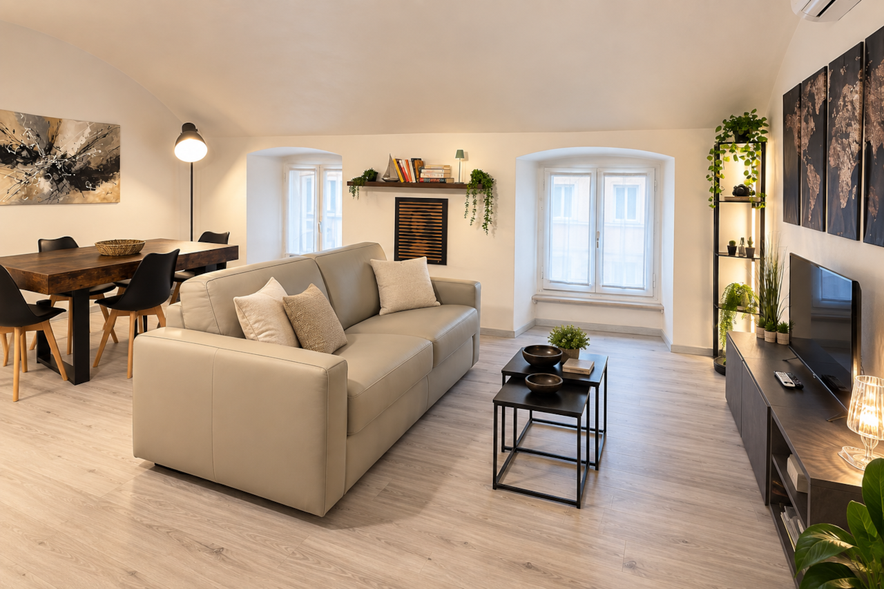 Soggiorno di POLA Boutique Apartment Trieste