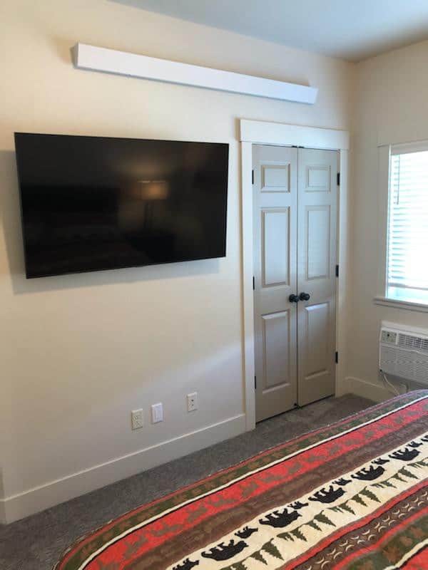 Bedroom 1, 55" smart TV