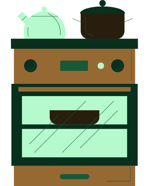 STOVE & MICROWAVE