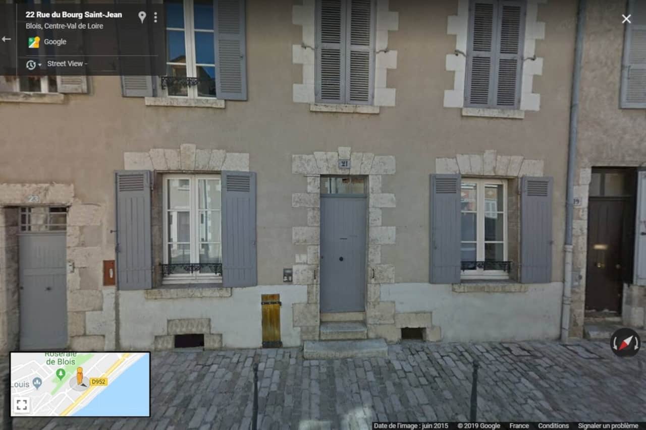 façade de l'appartement