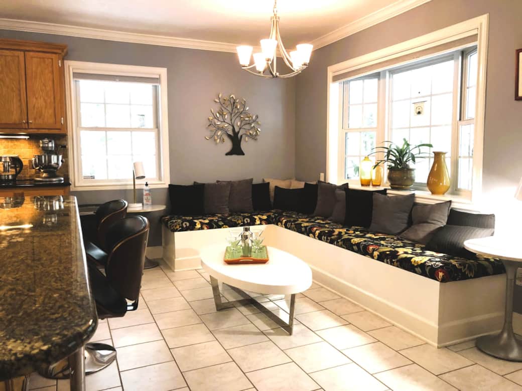 Kitchen Nook for chatting and drinks