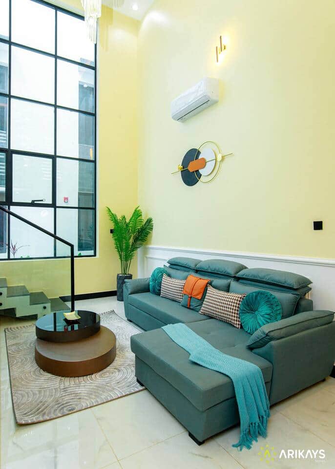 Living room sleeping sofa.