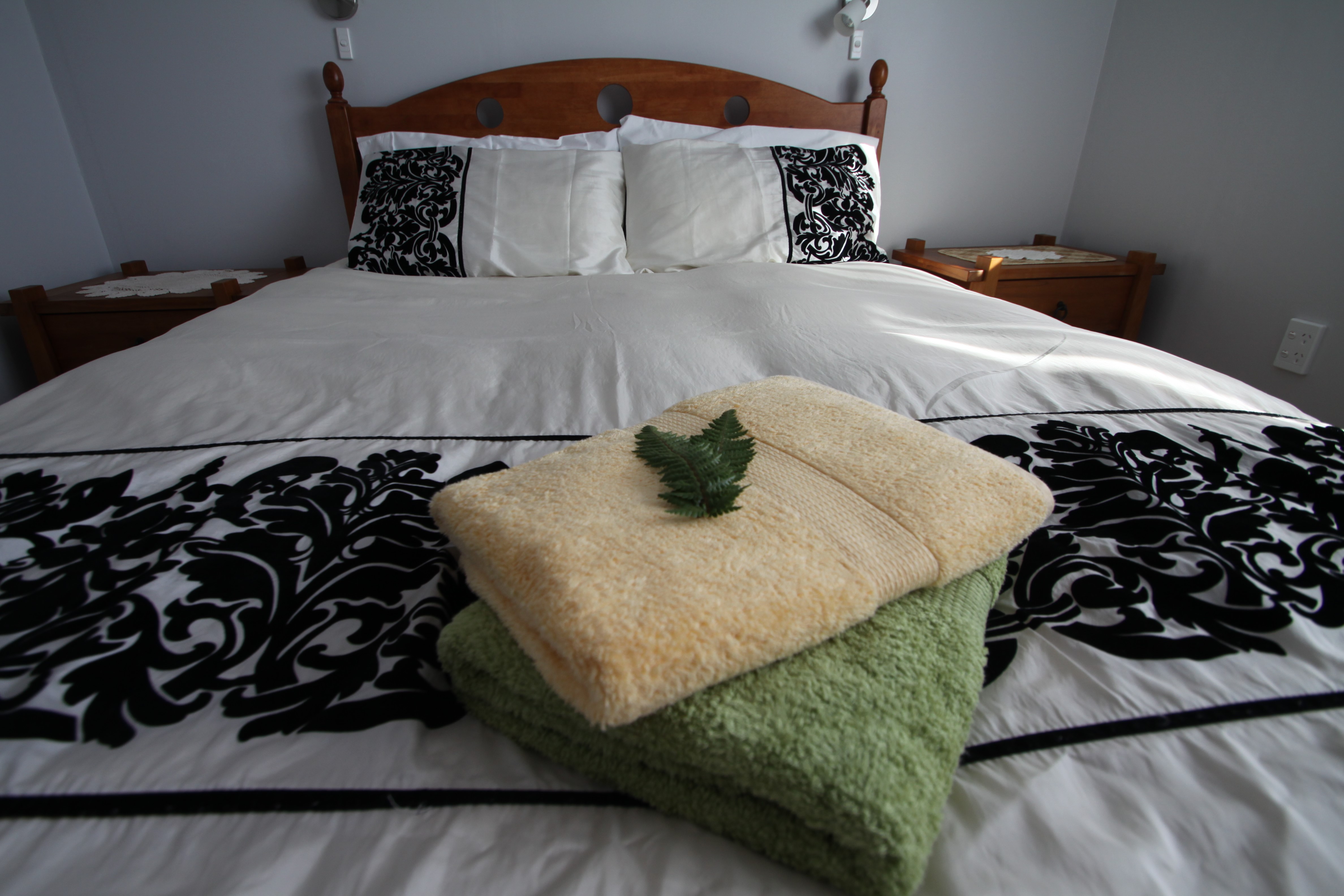 Master bedroom. All linen supplied.