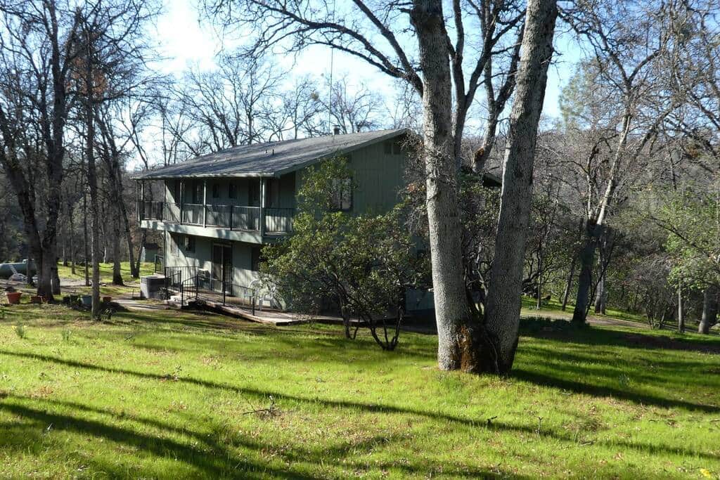 Foothill Acres is nestled amid oaks and manzanitas near the center of 43 acres.