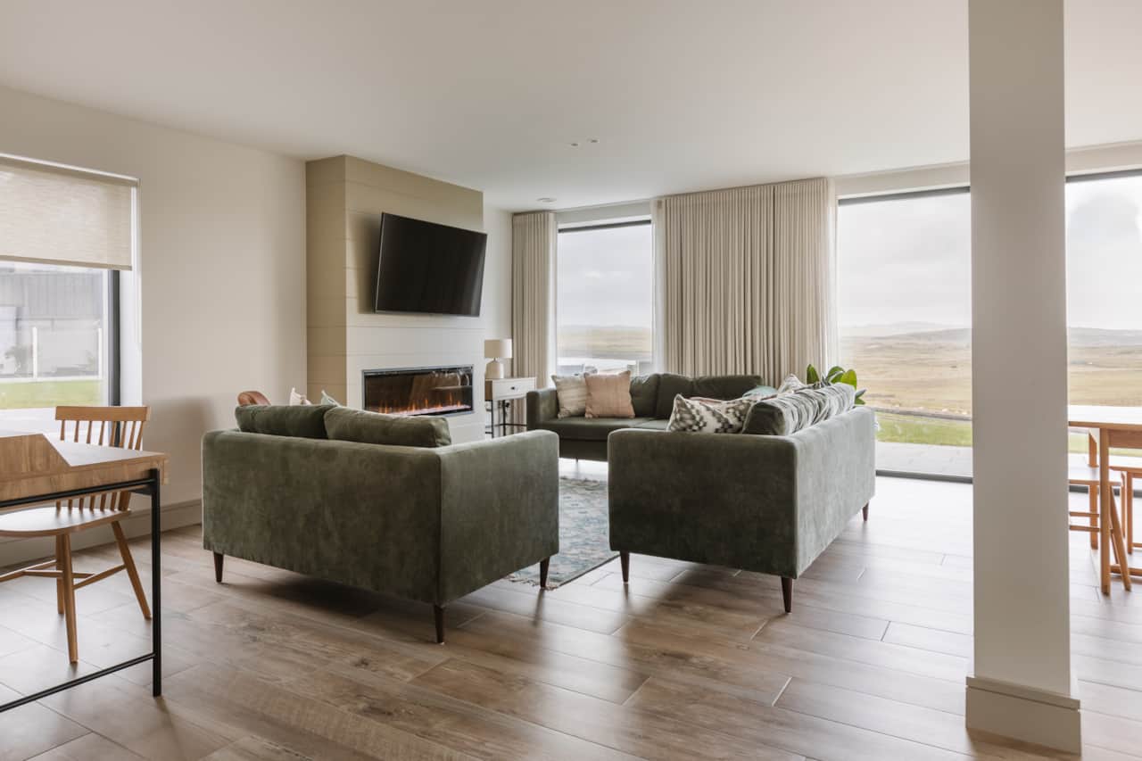 Pollan couches @Ballyliffin Beach Houses