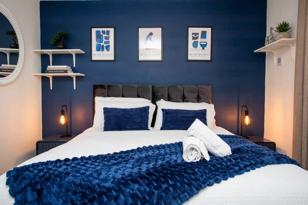 Contemporary bedroom designed for comfort, relaxation, and quality sleep