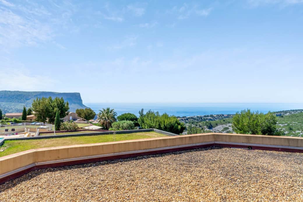 Vue mer depuis la terrasse