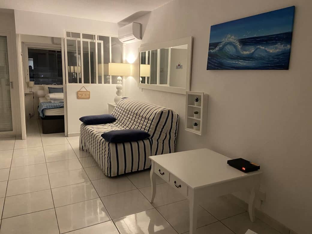 Salon - Le Petit Paradis Canet Plage Salon - Le Petit Paradis Canet Plage