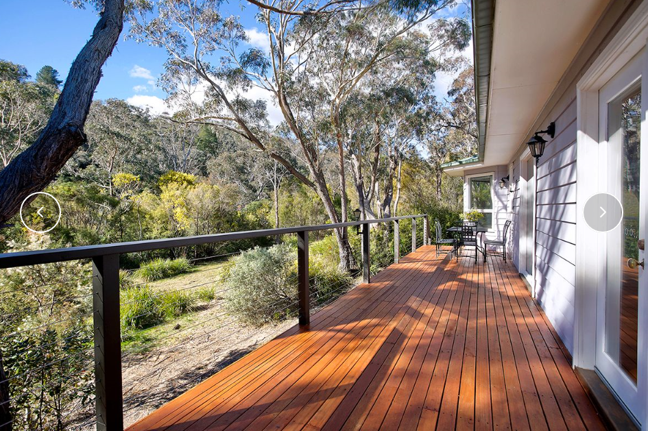 Sunny Deck with Bush Views