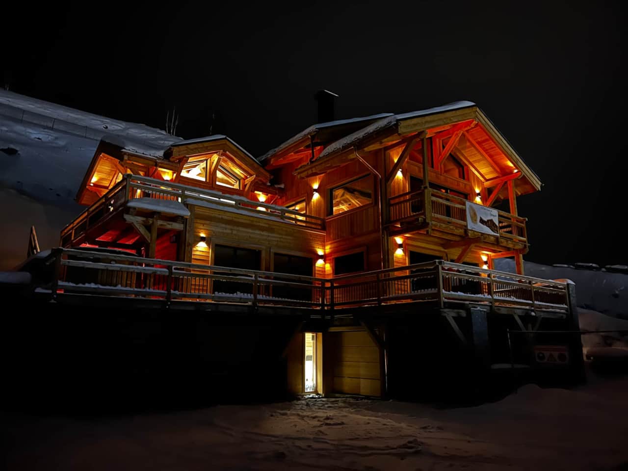 Chalet de nuit